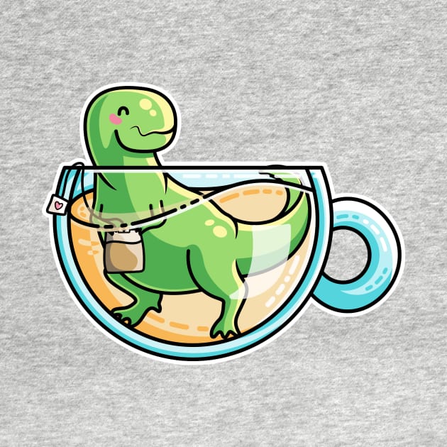 Tea-Rex by freeves